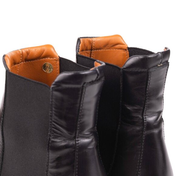 Everlane The Chelsea Boot Black Leather Rubber Sole Women's 9.5 - Picture 5 of 14